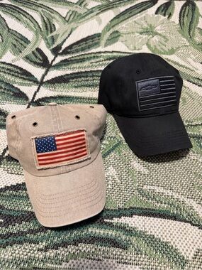 Chevrolet Hat Bundle Beige American Flag Baseball Cap Black